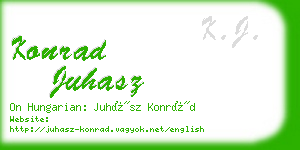 konrad juhasz business card